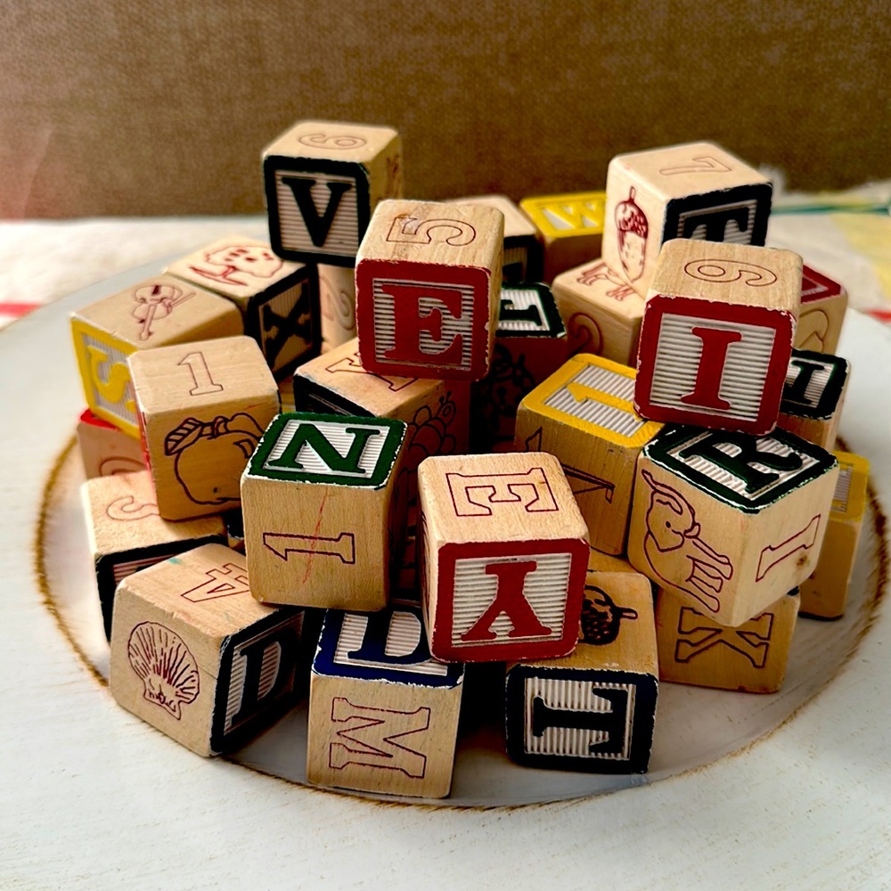 Darling wood blocks!